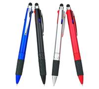 Abaodam Stylos à Bille Multifonctions avec Stylet Aimanté et Lot de 4 Structure Métallique et Peinture en Spray, Écriture Fluide, Prise en Main Confortable Plusieurs Plusieurs styles