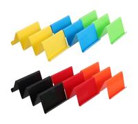 Abaodam Support à Tacos en Plastique Structure Robuste 6 Pièces Préserve la Texture Température pour Tacos et Burritos pour Repas en Famille