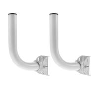 Abaodam Support Installation Réglable Extérieur Acier en Inoxydable D'antenne 2pcs Fiable Point D'accès Station sur Poteau pour et Météo