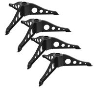 Abaodam Support pour Sapin de Noël Artificiel 4pcs en Abs Vert, Base Stable Trou de 1,9 Cm, Pratique et Sécurisé pour Arbres de 1,2 à 1,5 M à Domicile