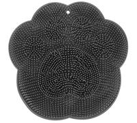 Abaodam Tapis de Bain en Silicone Ventouses Antidérapantes pour Exfoliation et Massage du Dos, Épurateur Mural Pratique Salle de Bain