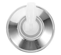 Abaodam Tête de Balai de Rechange en Acier Inoxydable, Base Rotative 360°, Pièce Détachée pour Serpillière Ronde, pour Entretien Domestique et Nettoyage de Sols en Carrelage