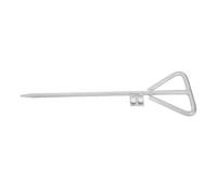 Abaodam Tige de Mise à Terre Galvanisée en Fer pour Usage Extérieur et | pour Appareils et Équipements Électriques, Protection, Installation Facile, Argenté, Projets D’ingénierie