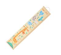 Abaodam Toise Murale Garçon et Filles Girafe Nordique, Tableau de Croissance en Toile Résistante, Mesure Hauteur Bébé, Décoration Chambre Garçon Fille, Support Bois Corde Suspendue