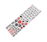 Abaodam Toise Murale pour Garçon Fille Chambre Décoration Tableau de Croissance Jungle Mesure Garçon Fille Stickers Muraux