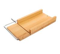 Abaodam Trancheuse à Fromage Multifonction Légère en Acier Inoxydable et Bois avec Fil Remplaçable pour Couper Fruits, Fromage et Jambon Cuisine