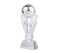 Abaodam Trophée avec Base Argentée pour Équipe de Football en Résine Usage Solide Décoration Bureau ou Maison