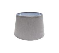 Abat-jour : abat-jour conique ouvert E27 gris, dimensions 30 x 22 x 17 cm, idéal pour les lampes, apporte élégance et chaleur à l'espace.