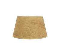 Abat-jour avec forme conique ouverte, dimensions 35 x 25 x 20 cm, fabrication en bois clair, idéal pour les lampes de style moderne