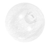 Abat-Jour Boule Ronde En Verre, Abat-Jour Globe En Verre de Remplacement, Plafonnier Décoratif, Couvercle de Lampe Rond, Décoration D'intérieur, Base G9, pour Lampe de Table de Salon, Diamètre 12cm