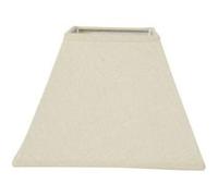 OSTARIA 98909 Abat-jour Carré - Couleur Lin - Base 20cm Dim : 20x20xH14cm