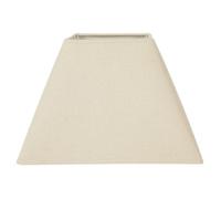 OSTARIA 98910 Abat-jour Carré - Couleur Lin - Base 27cm Dim : 27x27xH19cm