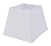 OSTARIA 93114 Abat-jour Carré Blanc Base 15cm Dim : D15xH12.5cm