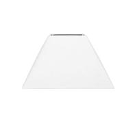 OSTARIA 93131 Abat-jour Carré Blanc Base 32.5cm Dim : D32.5xH20cm