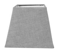 Ostaria 93119 Abat-Jour Carré Gris Clair, Couleur Grise, 15 x 15 x H12.5cm