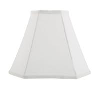 Abat-jour Carré Pliable 0,4 Po en Tissu, pour Lampe de Table | Diffuse la Lumière Uniformément, Montage Facile, Style Moderne, Blanc, pour Chambre et Chambre D'amis