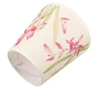 Abat-jour Cloche Vintage en Tissu Fleuri Beige, Douille E27 | Forme Ronde, Bordures Renforcées, Coutures Cousues Main, Éclairage Uniforme, Motif Floral, Commode, Chevet ou Pièce D’amis