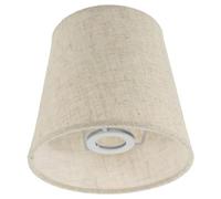 Abat-jour Conique Beige en Tissu et Métal, Remplacement Lampe E14 | Style Moderne Élégant, Installation Facile et Démontage Rapide, pour Salon et Bar, Design Simple