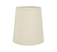 OSTARIA 98914 Abat-jour Cylindrique - Couleur Lin - Culot E14 Base 15cm Dim : D15xH16cm