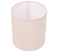 Abat Jour Cylindre Décoration Beige pour Lampe de Table, en Tissu | Forme Tambour Classique, Structure Métallique Légère, Remplacement Élégant pour Salon, Chambre, Bureau ou Espace Repas