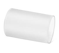 Abat-jour Cylindrique Blanc en Lin et Fer Compatible E27 | Remplacement Léger, Structure à Fil de Fer, Diamètre D’ouverture 40mm, pour Lampe de Chevet et Décor