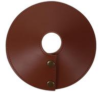 Abat-jour de Camping Extérieur Marron en Pu, Résistant à L'usure | Modèle Portable, Usage Intérieur et Extérieur, Style Rétro Simple, Cache pour Lampe Suspendue