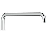Abat-jour de douche, chromé, métal, rond, 45 cm, pour systèmes de douche
