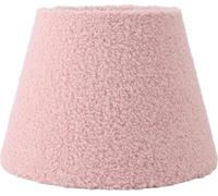 Abat-jour de lampe de table tissu pelucheux conique simple abat-jour exquis pour ampoule E27 E14 pour lampe de sol rose