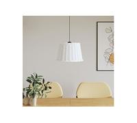 vidaXL Abat-jour de plafonnier blanc Ø40x26 cm osier 364369 Blanc G