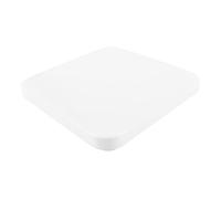 Abat-jour de Plafonnier Carré Moderne en Pvc Blanc, Chambre | Installation Simple, Éclairage Doux sans Éblouissement, Entretien Facile, Cuisine et Plafond Jusqu’à 30cm