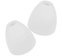 Abat-jour de Remplacement en Verre Blanc pour Lustre Suspendu 2 Pièces | Verre Dépoli, Décoration Moderne Rétro Campagne, Protection de Lampe, Compatibilité Large, Maison et Plafonnier