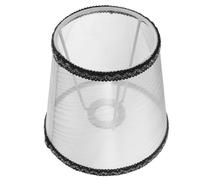 Abat-jour Décoratif Compact en Tissu pour Lampadaire et Applique E14 | Finition Moderne et Vintage, Lumière Douce Diffusée, Trou 2,5cm, Style Élégant pour Entrée Cuisine