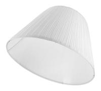 Abat-jour Demi-rond en Lin Blanc, Cadre Fer, E27 pour Lampe | Remplacement Suspendre et Applique, Style Vintage Simple, Réduit L’éblouissement, Coin Lecture