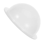Abat-jour Demi-sphère en Acrylique pour Plafonnier Rond LED | Diffuseur Blanc à Surface Lisse, de L’éblouissement, pour Cuisines, Salles Utilitaires et Installations Apparentes