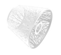 Abat-jour E27 en Fer Blanc, Projection D'ombres D'arbre pour Lampe Noël | Diffuseur de Lumière Douce, Réduit L'éblouissement, Diamètre 4cm, Support Métallique, Style Simple Élégant, Adapté