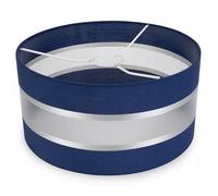 Abat-jour élégant Light-Home - Abat-jour moderne pour lampadaire de plafond - pour chambre à coucher, salon et cuisine style loft moderne - textile sur E27 - Bleu marine 40 cm
