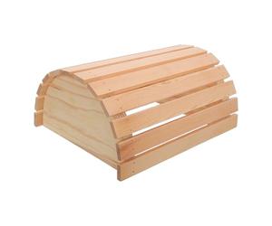 Abat-jour en Bois pour Sauna, Demi-cylindre Khaki, Diffusion Douce | Bois à Lattes, Finition Lisse, pour Applique Murale, Installation en Angle, Entretien Facile