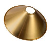 Abat-jour en Fer Couleur Cuivre pour Lampe E27, Style Minimaliste | Trou 42mm, Léger et Compact, Installation Simple, Usage Maison ou Hôtel, pour Lampadaire et Applique