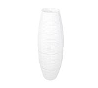 ＡＷＨＡＯ Abat-Jour en Papier de Riz, Abat-Jour de Remplacement pour Lampadaire, Housse Blanche pour Lumière Diffuse, Design Scandinave et Épuré, pour Salon, Chambre et Bureau, 100x32 cm, Blanc