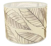 Abat-jour en Tissu à Motif Feuilles E27 pour Lampe de Table