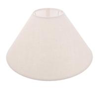 Abat-jour en Tissu Beige E27 pour Lampe de Table, Salon | 11,8 Pouces Base, 6 Pouces Hauteur, 4 Pouces Partie Supérieure, Remplacement Rapide sans Outil, Lecture Douce