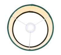 Abat-jour en Tissu Vert pour Lampe à Poser, Culot E27 Décoratif