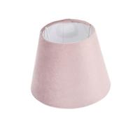 Abat-jour en Velours Rose pour Lampe, Douille E14 E27, Salon | Armature en Fer, Trou 4cm et 2,9cm, Style Élégant Simple, Usage Maison