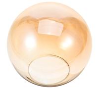 Abat-jour en Verre Globe 130mm Suspendre et Applique | Globe de Remplacement Jaune Clair, Surface Lisse Agréable au Toucher, pour Chambre, Café et Salon Lumineux