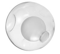 Abat-jour en Verre Rond G9 pour Plafonnier, Style Moderne