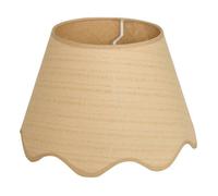 Abat-jour Flore rond D.37cm beige - Atmosphera Créateur d'intérieur