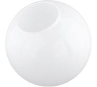 Abat-jour globe en verre de rechange Blanc Clair D15cm