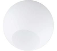 Abat-jour globe en verre - HOMYL - D13cm - Blanc laiteux - Pour plafonnier et appliques - Classique