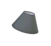 - Abat-jour Gris Hauteur 14.5 cm - Diamètre au plus large 22 cm - Diamètre au plus petit 9 cm