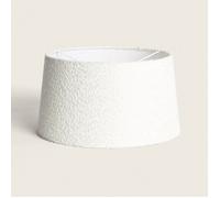 Abat-jour Lampe Toile Micaela Blanc